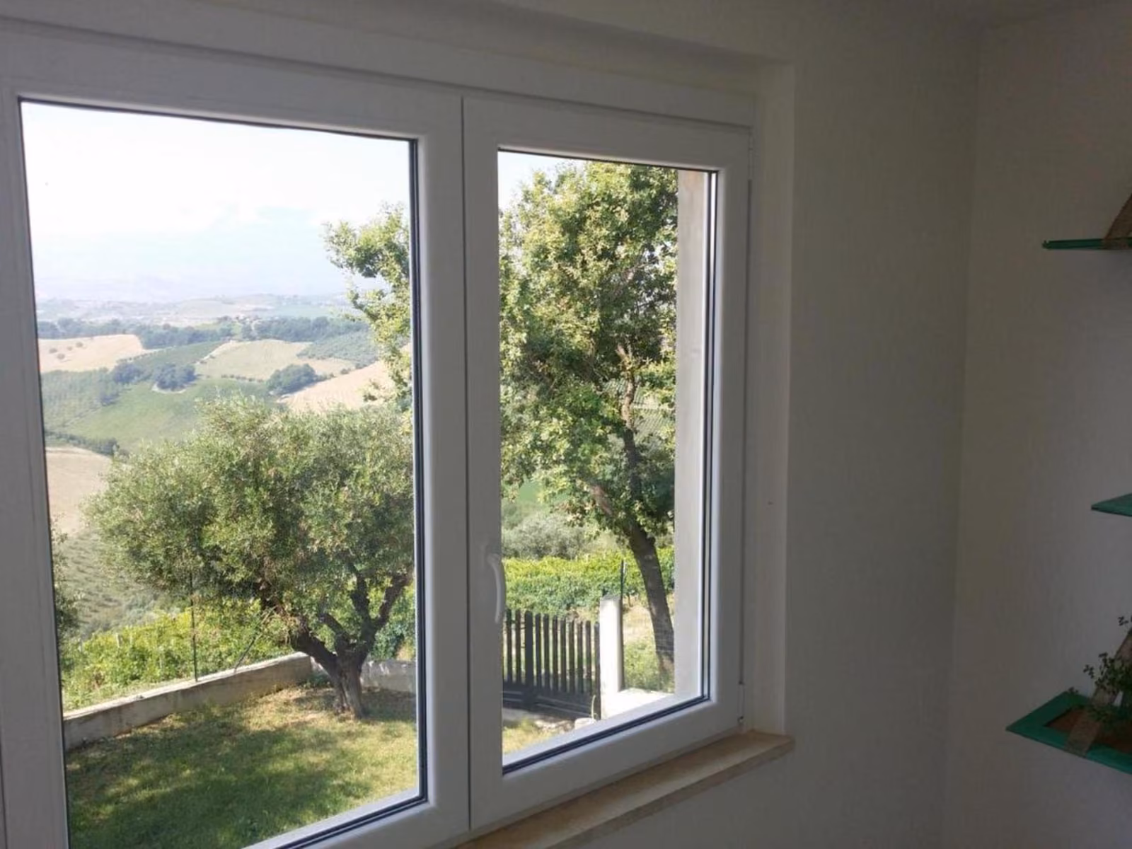 Panorama sulle colline marchigiane vicino a Offida